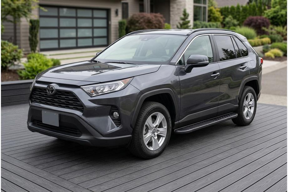 Toyota Rav 4 2019–2025 Bosphore Black -sivukynnykset (2 kpl, alumiini) Image