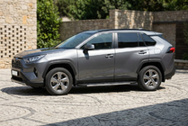 Toyota Rav 4 2019–2025 Duru sivuastinlaudat (2 kpl, alumiini) kuva 1