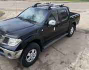 Nissan Navara 2006–2015 Kattokaiteet poikkitangoilla (2 kpl, kromi) kuva 1