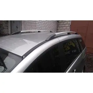 Alumiiniset kattokaiteet (kromi) Mazda 5 2010–2018 kuva 2