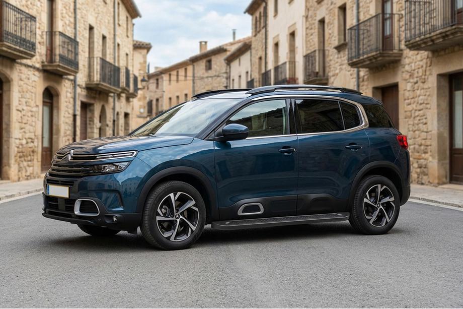 Citroen C5 Aircross 2017–2025 Allmond Black sivuportaat (2 kpl, alumiini) Image