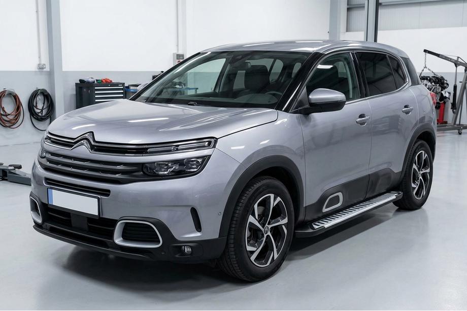 Citroen C5 Aircross 2017–2025 Line-sivuporrassarja (2 kpl, alumiini) Image