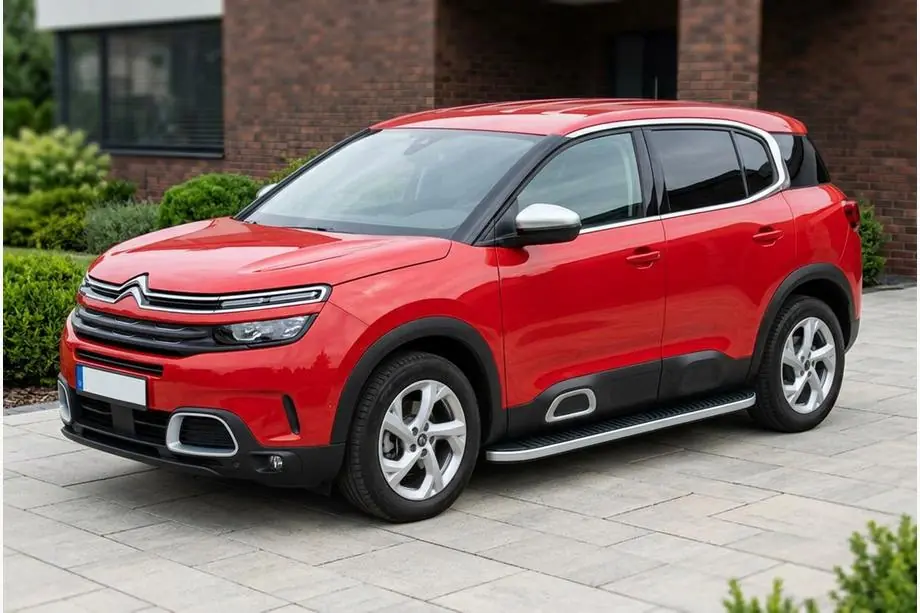 Citroen C5 Aircross 2017–2025 Tayga Grey sivuporrassarja (2 kpl, alumiini) Image