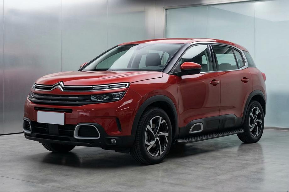 Citroen C5 Aircross 2017–2025 Sivuaskelmat Tayga Black (2 kpl, alumiini) Image