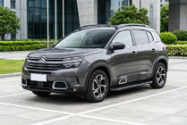 Citroen C5 Aircross 2017–2025 Bosphore Black -sivukynnykset (2 kpl, alumiini) kuva 1