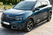 Citroen C5 Aircross 2017–2025 Sivuportaat Bosphore Grey (2 kpl, alumiini) kuva 1