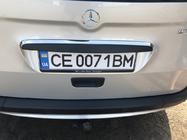 Mercedes Citan 2013–2021 Kromilista rekisterikilven yläpuolelle (ruostumaton teräs) kuva 2