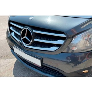 Säleikön koristelistat (5 kpl, ruostumaton teräs) Mercedes Citan 2013–2021 kuva 3