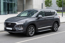 Hyundai Santa Fe 4 2018–2023 Line-sivuporrassarja (2 kpl, alumiini) kuva 1