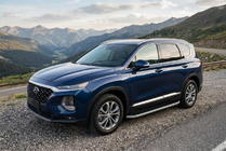 Hyundai Santa Fe 4 2018–2023 Tayga Grey -sivuaskelmat (2 kpl, alumiini) kuva 1