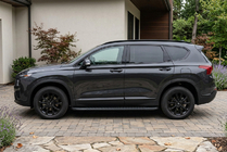 Hyundai Santa Fe 4 2018–2023 Bosphore Black -sivukynnykset (2 kpl, alumiini) kuva 1