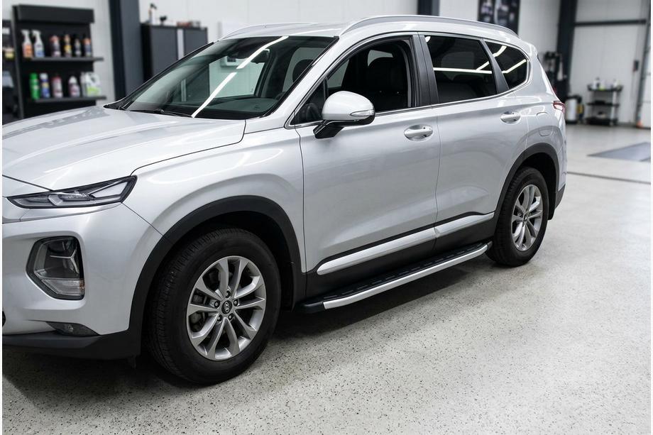 Hyundai Santa Fe 4 2018–2023 Duru sivuastinlaudat (2 kpl, alumiini) Image