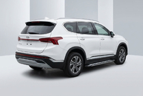 Hyundai Santa Fe 4 2018–2023 Rainbow sivuporrassarja (2 kpl, alumiini) kuva 1