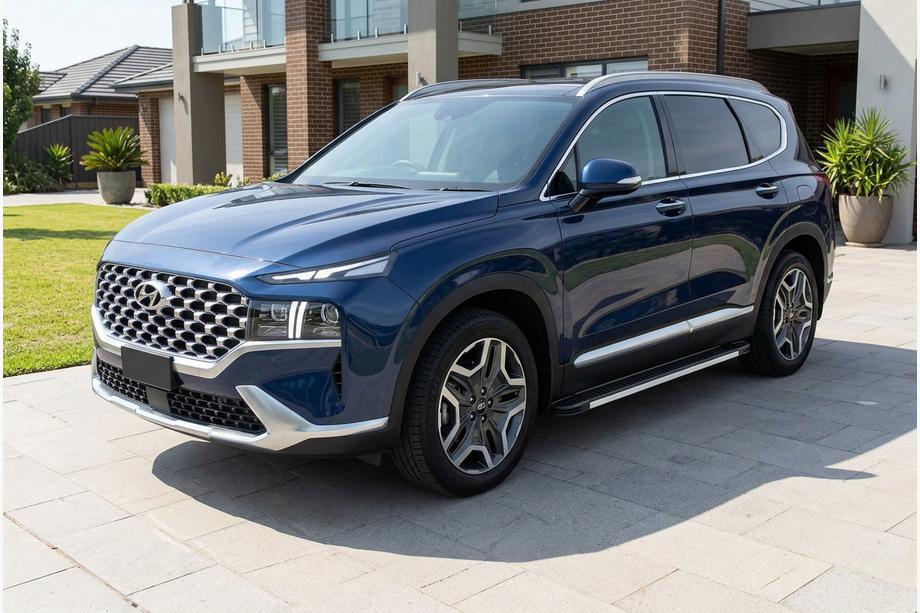 Hyundai Santa Fe 4 2018–2023 Astinlaudat Maya V1 (2 kpl, alumiini) Image