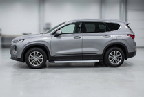 Hyundai Santa Fe 4 2018–2023 Maya V2 sivuportaat (2 kpl, alumiini) kuva 1