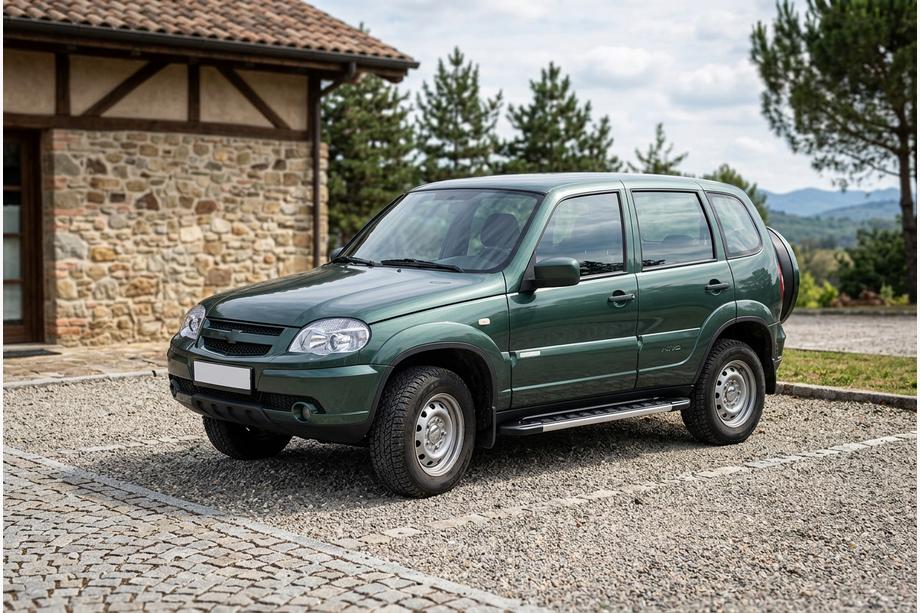 Chevrolet Niva 1998–2020 Sivukynnykset RedLine V1 (2 kpl, alumiini) Image