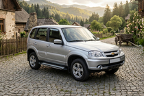 Chevrolet Niva 1998–2020 Rainbow sivuporrassarja (2 kpl, alumiini) kuva 1