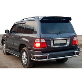 Takasuojakaari AK009-15 (ruostumaton teräs) Lexus LX470 1998–2007 kuva 1