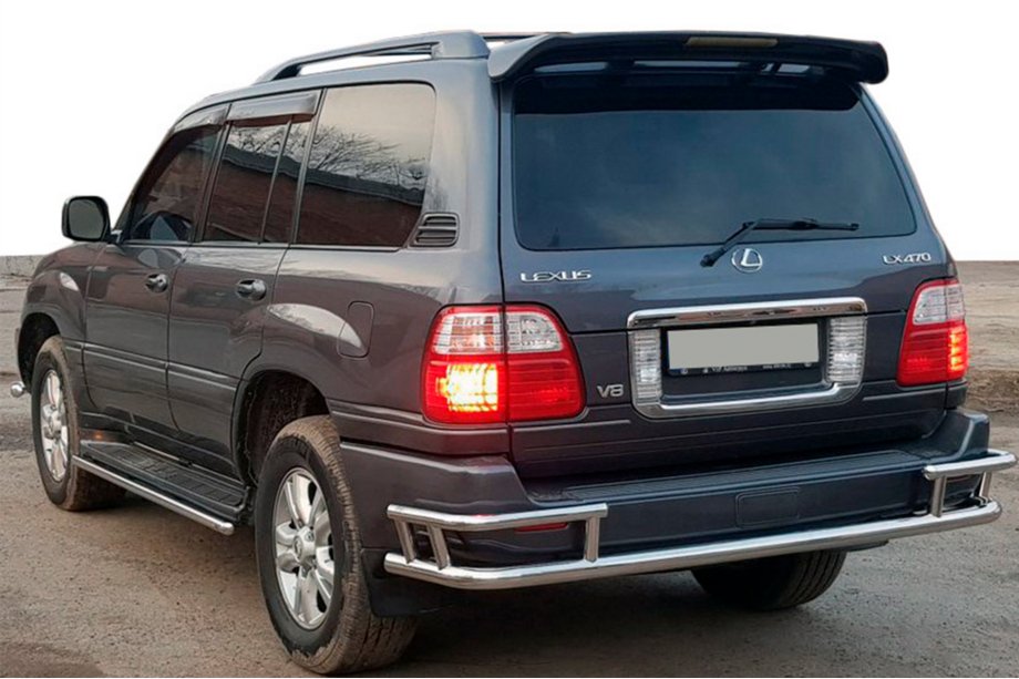 Lexus LX470 1998–2007 Takasuojakaari AK009-15 (ruostumaton teräs) Image
