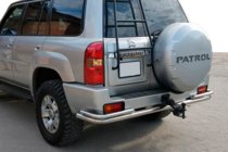 Nissan Patrol Y61 1997–2011 Takakaari AK005-3 (ruostumaton teräs) kuva 1