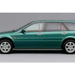 Kromiset ovenkahvan kuppisuojat (4 kpl, muovi) Honda Accord V 1997–2002 kuva 1