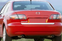 Mazda 6 2003–2008 Takalukun reunalista (ruostumaton teräs) kuva 1