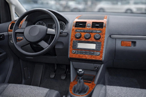Volkswagen Touran 2010–2015 Kojelaudan suojat Puukuosi kuva 1
