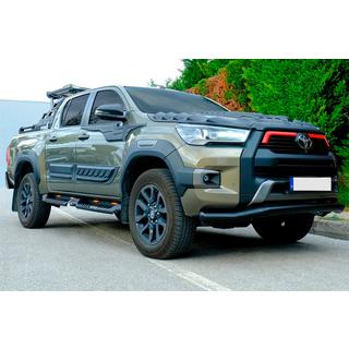 Texas etusuojakaari 2020+ (76 mm, musta) Toyota Hilux 2015– kuva 3