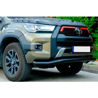 Texas etusuojakaari 2020+ (76 mm, musta) Toyota Hilux 2015– kuva 2