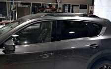 Mazda CX-5 2017–2025 Kattokaiteet Skyport Black (2 kpl) kuva 2