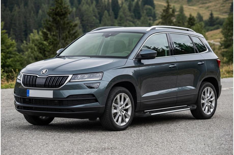 Skoda Karoq 2018– RedLine Black sivuporrastangot (2 kpl, alumiini) Image
