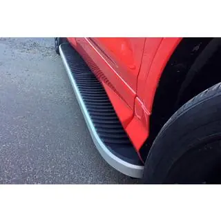 Tayga Grey -sivuaskelmat (2 kpl, alumiini) kuva 1