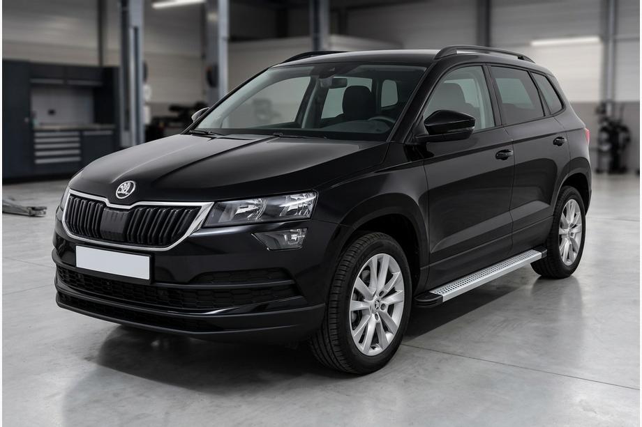 Skoda Karoq 2018– Maya V2 sivuportaat (2 kpl, alumiini) Image
