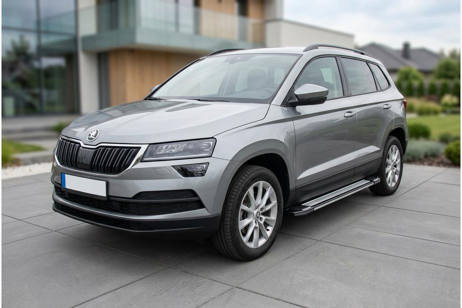 Skoda Karoq 2018– Rainbow sivuporrassarja (2 kpl, alumiini) Image