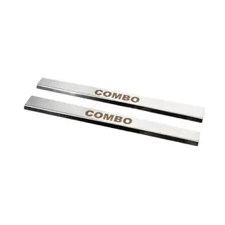 Carmos kynnyslistat (2 kpl, ruostumatonta terästä) kuva 2