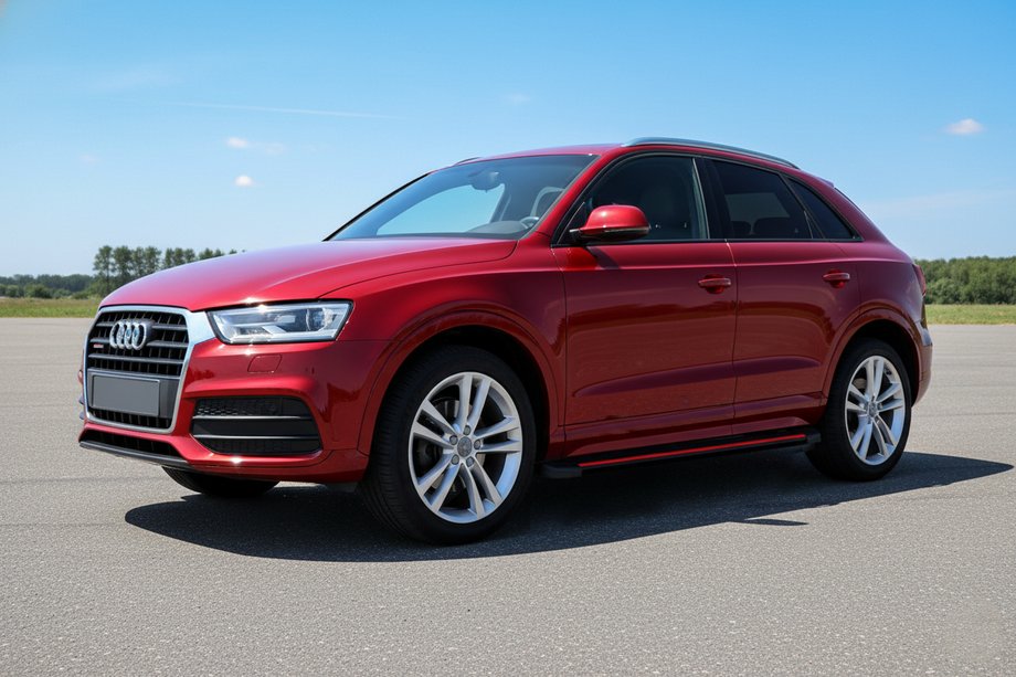 Audi Q3 2011–2019 Sivuaskelmat Maya Red (2 kpl, alumiini) Image