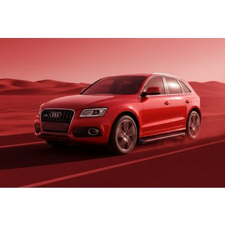 Sivuaskelmat Maya Red (2 kpl, alumiini) Audi Q5 2008–2017 kuva 1