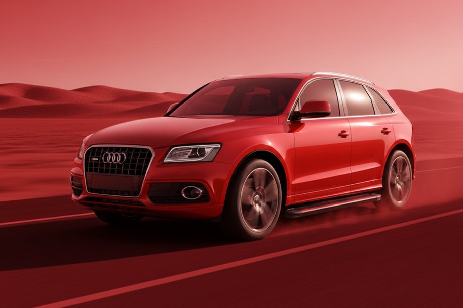 Audi Q5 2008–2017 Sivuaskelmat Maya Red (2 kpl, alumiini) Image
