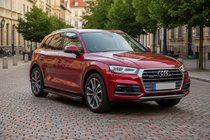 Audi Q5 2017–2025 Sivuaskelmat Maya Red (2 kpl, alumiini) kuva 1