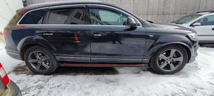 Audi Q7 2005–2015 Sivuaskelmat Maya Red (2 kpl, alumiini) kuva 3