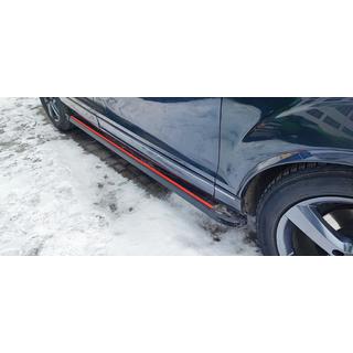Sivuaskelmat Maya Red (2 kpl, alumiini) Audi Q7 2005–2015 kuva 1