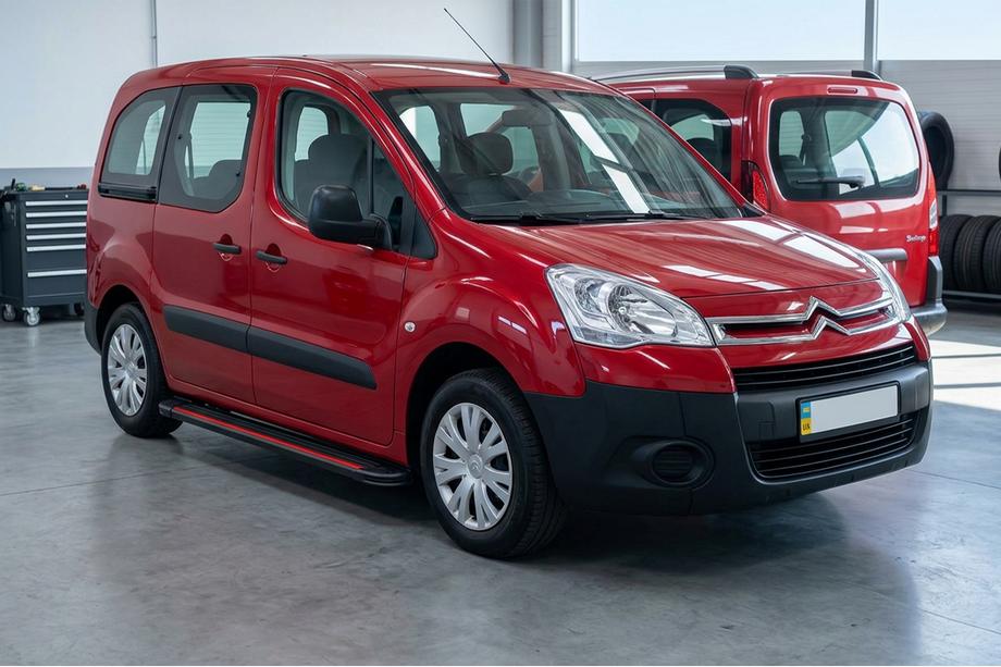 Citroen Berlingo 2008–2018 Sivuaskelmat Maya Red (2 kpl, alumiini) Image