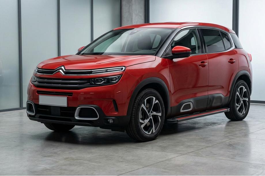Citroen C5 Aircross 2017–2025 Sivuaskelmat Maya Red (2 kpl, alumiini) Image