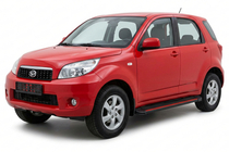 Daihatsu Terios 2006–2017 Sivuaskelmat Maya Red (2 kpl, alumiini) kuva 1