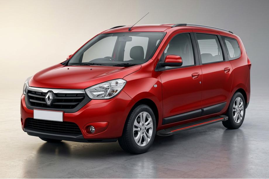 Dacia Lodgy 2012–2022 Sivuaskelmat Maya Red (2 kpl, alumiini) Image