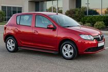 Dacia Sandero 2013–2020 Sivuaskelmat Maya Red (2 kpl, alumiini) kuva 1