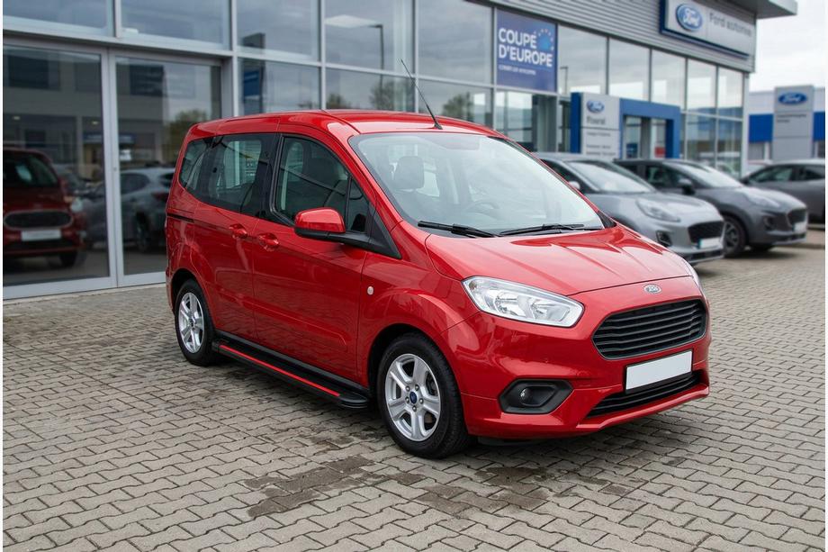 Ford Courier 2014–2023 Sivuaskelmat Maya Red (2 kpl, alumiini) Image