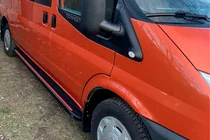 Ford Transit 2000–2014 Sivuaskelmat Maya Red (2 kpl, alumiini) kuva 1