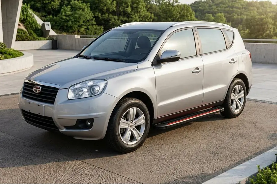 Geely Emgrand X7 2011– Sivuaskelmat Maya Red (2 kpl, alumiini) Image