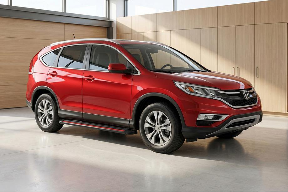 Honda CRV 2012–2016 Sivuaskelmat Maya Red (2 kpl, alumiini) Image